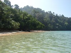 Hochwasser in der Monkey-Bay, Kho Phayam