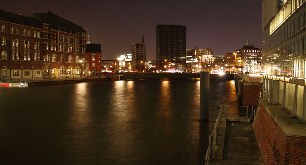 Hochwasser in der Speicherstadt