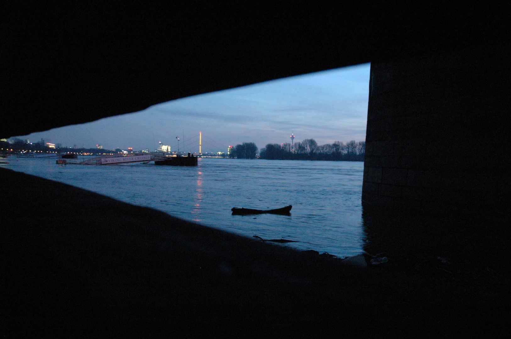 Hochwasser in Düsseldorf