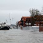 Hochwasser in Hitzacker (Elbe)