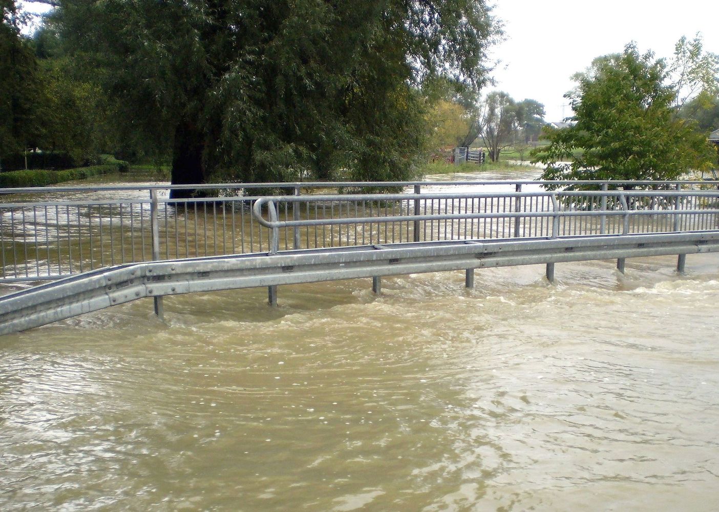 Hochwasser in Kitzscher - Ortsteil Braußwig