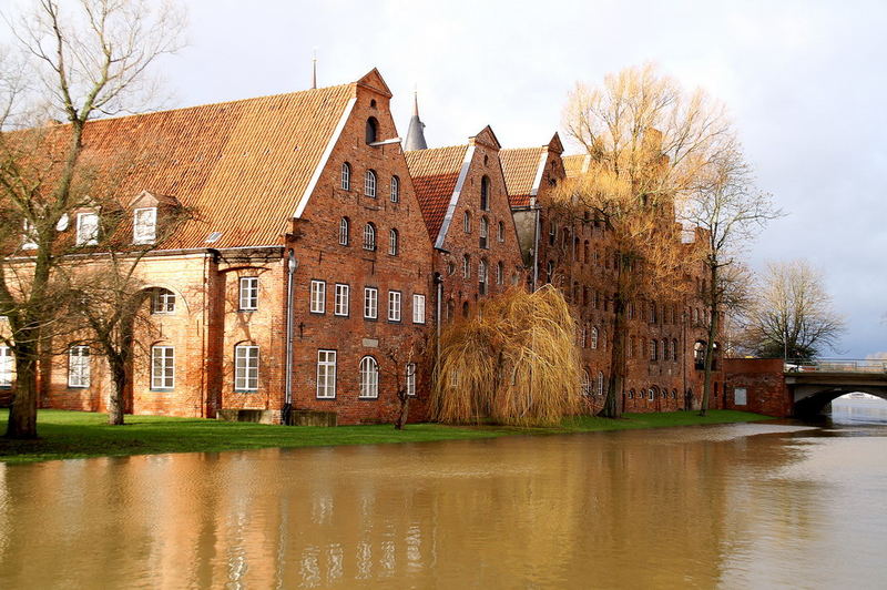 Hochwasser in Lübeck