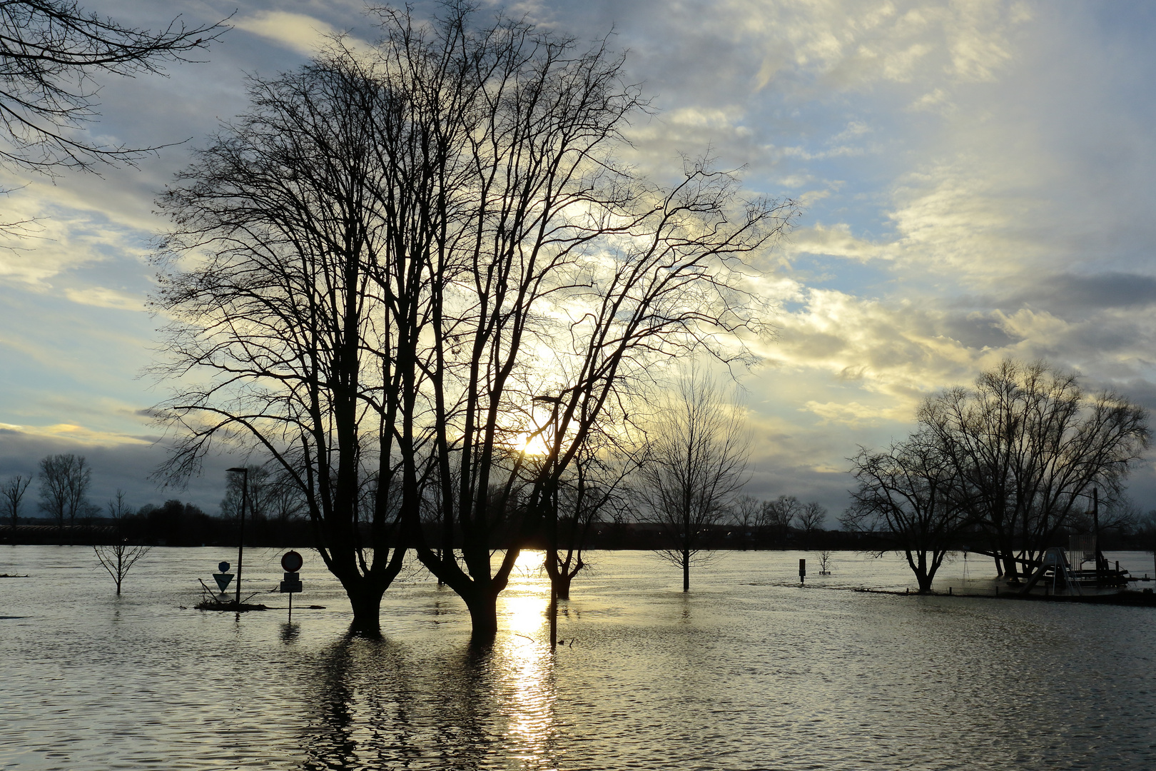 Hochwasser in Mondorf