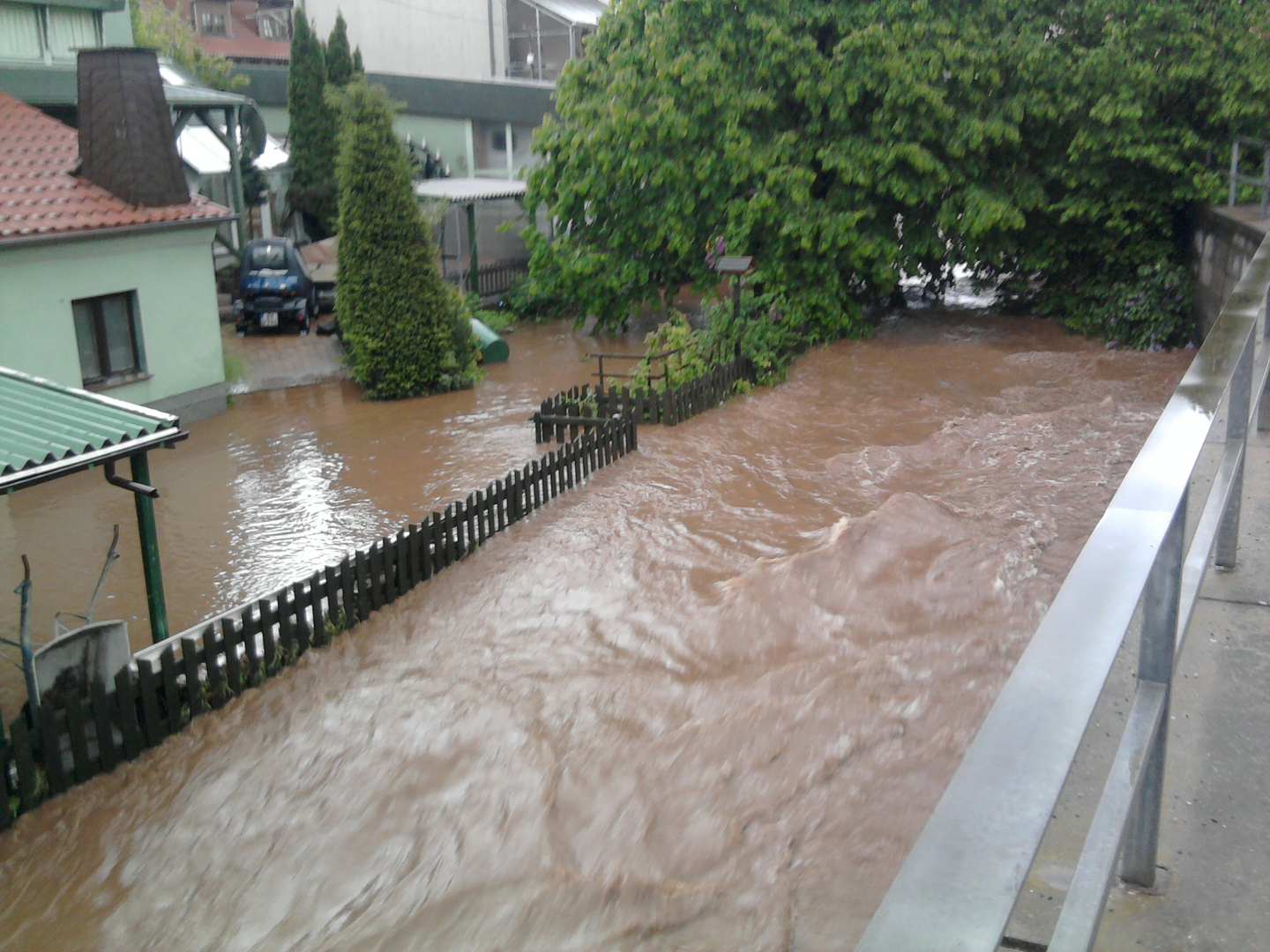 Hochwasser in Mülsen