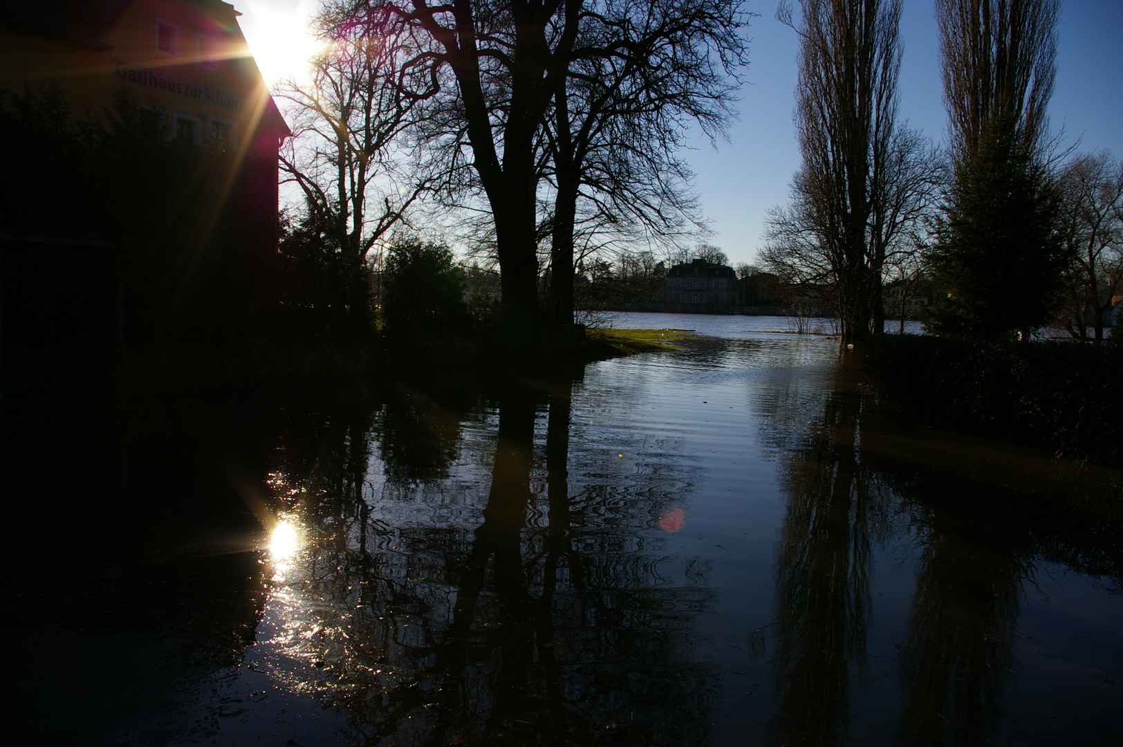 Hochwasser in Pillnitz