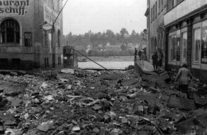Hochwasser in Pirna 1957-4