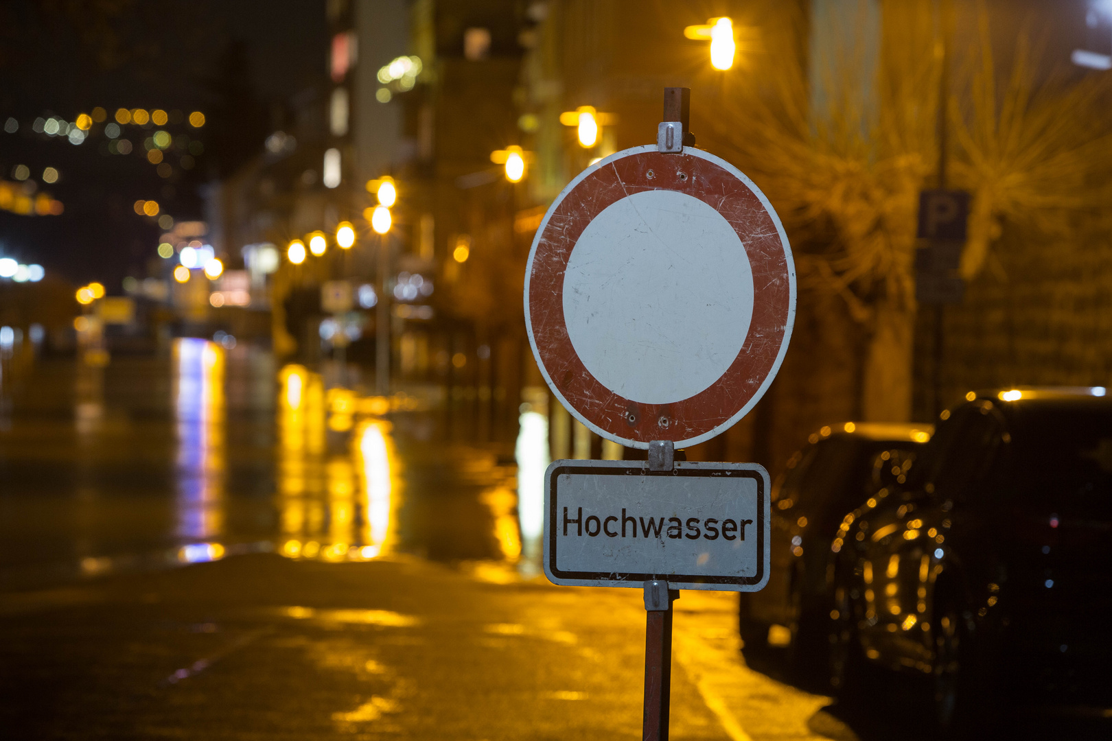 Hochwasser in Remagen am Rhein