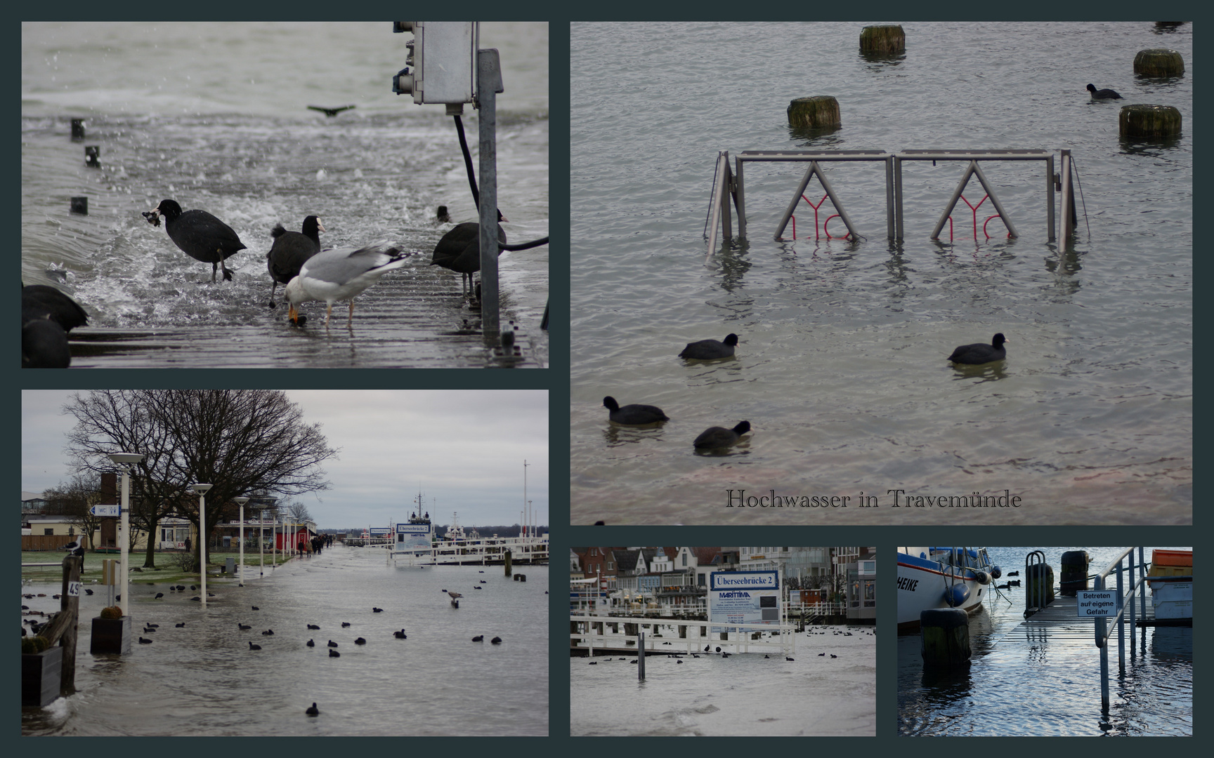 Hochwasser in Travemünde