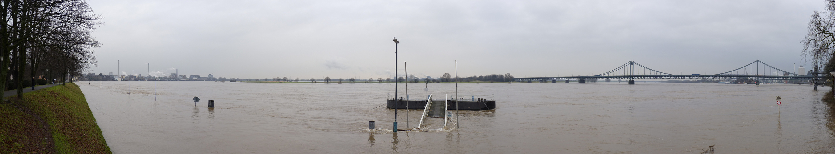 Hochwasser in Uerdingen