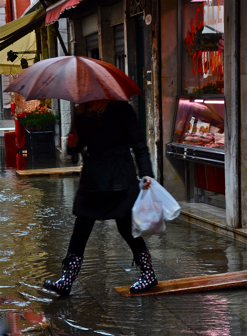 Hochwasser in Venezia 2010