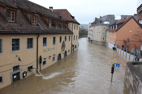 Hochwasser in Würzburg