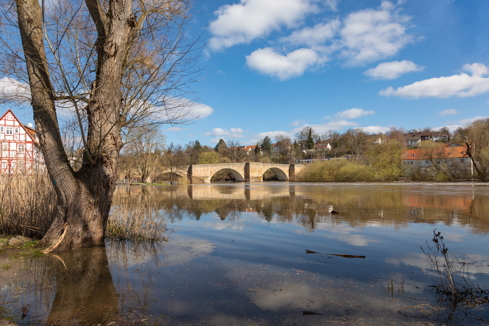 Hochwasser kann auch schön sein....