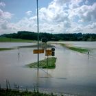 *Hochwasser* Kreisverkehr Umgehung Krugzell 2