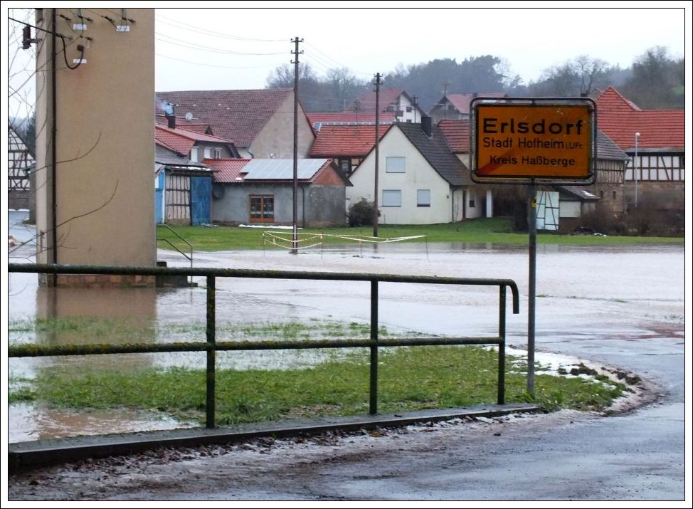 Hochwasser nach Tauwetter