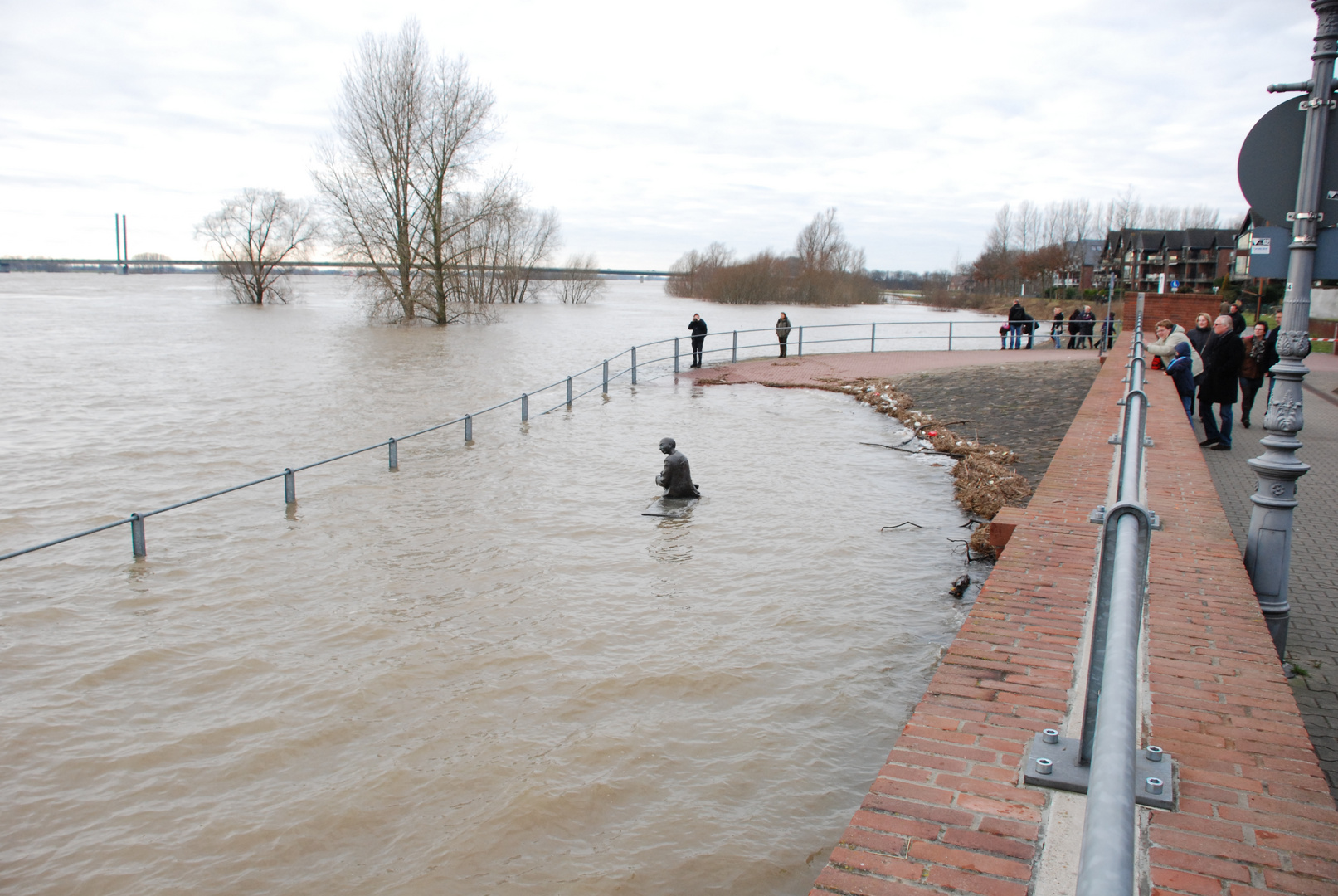 Hochwasser Rees 003