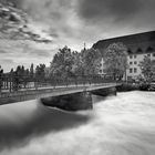 Hochwasser Touristen