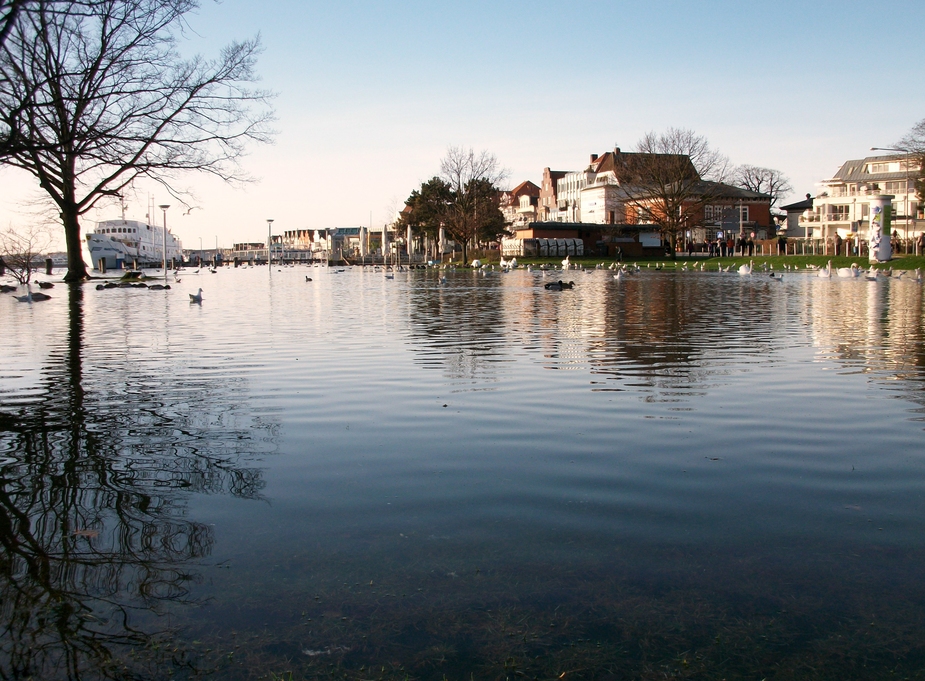 Hochwasser -Travemünde