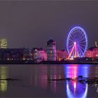 Hochwasser und Riesenrad ....