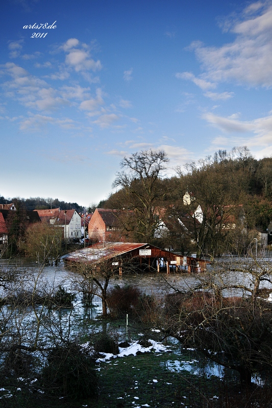 Hochwasser Widdern 1