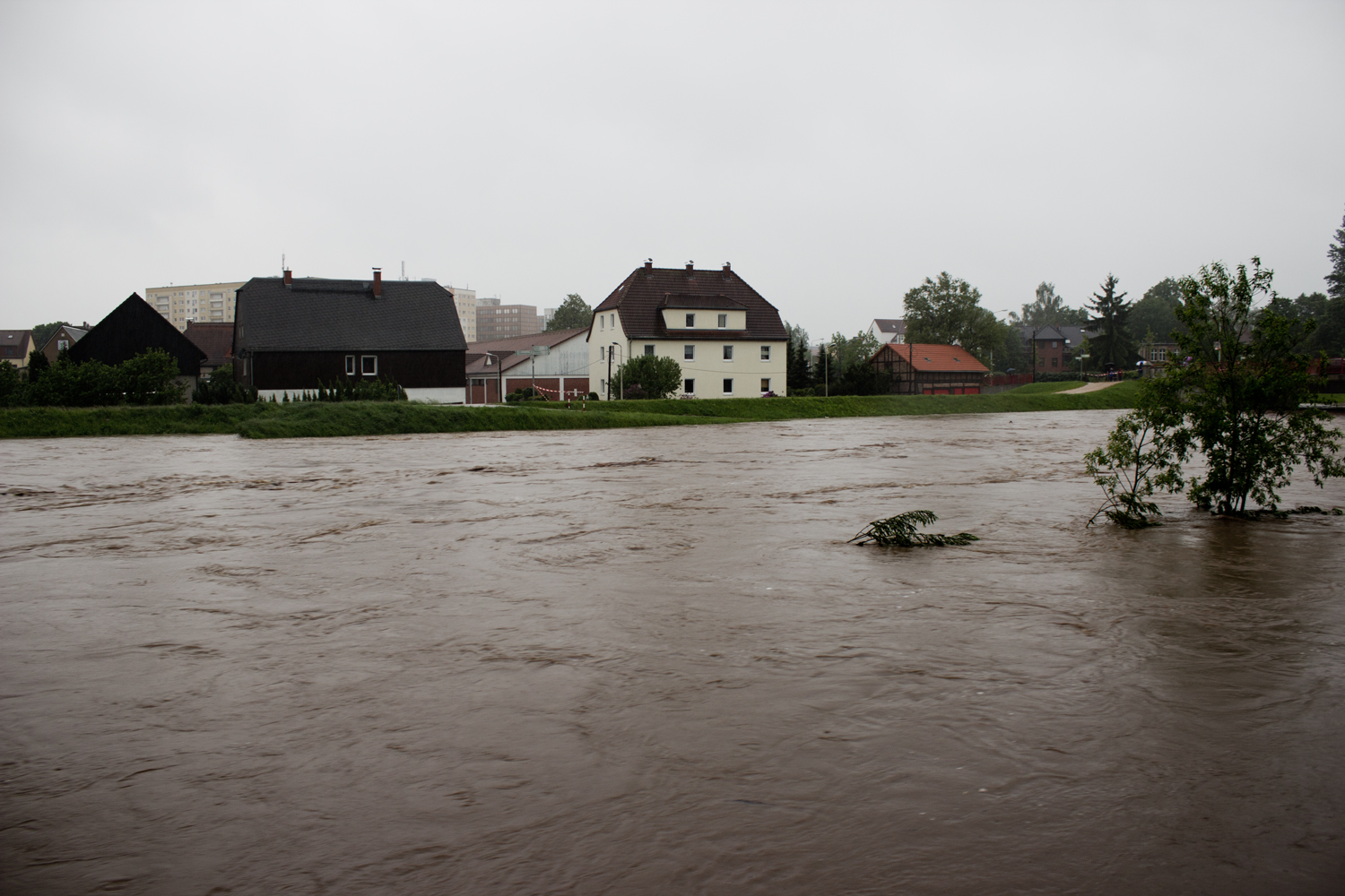 Hochwasser Zwickau -Pölbitz- 2013