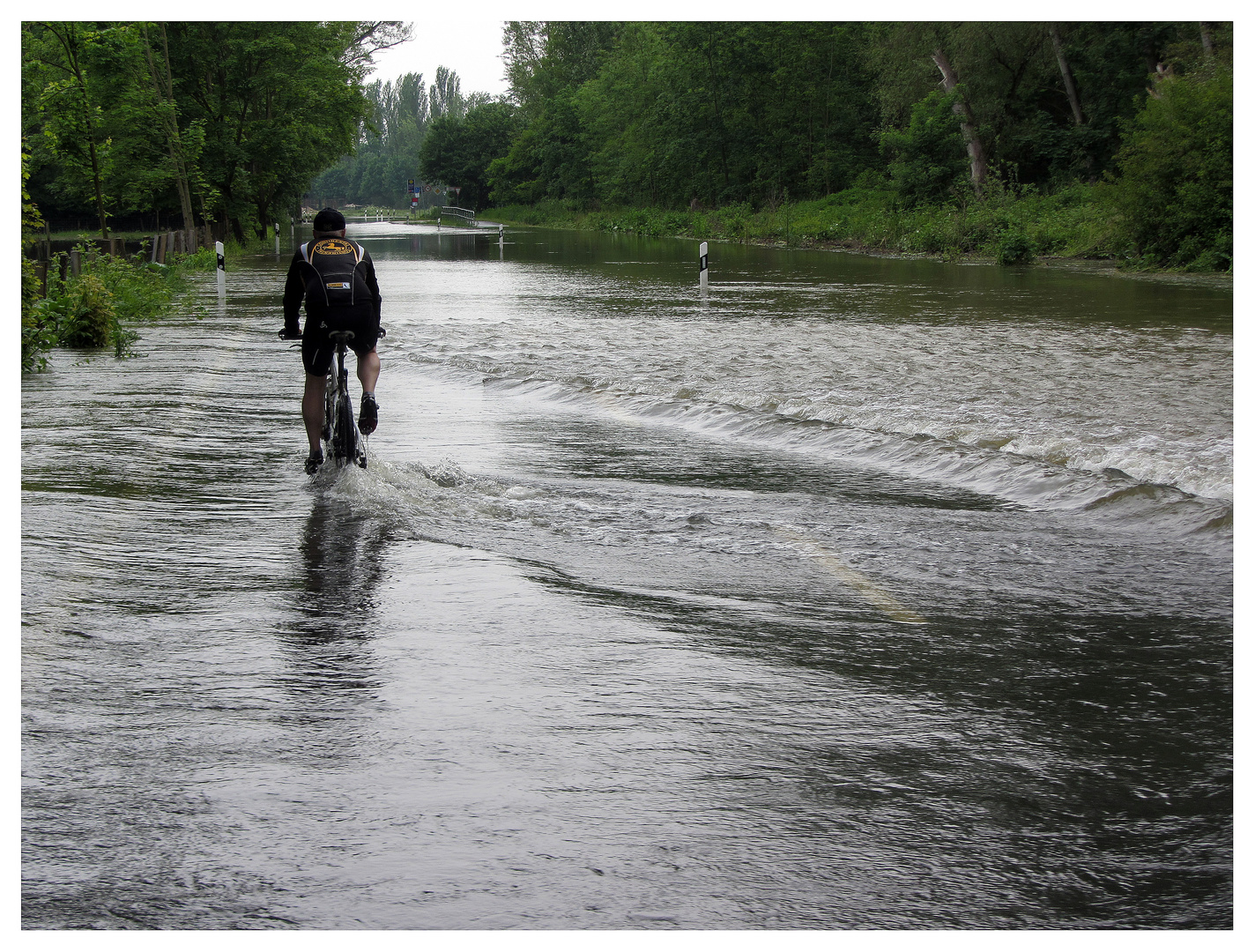 Hochwasser zwischen Hemmingen-Westerfeld und Döhren (Hannover)