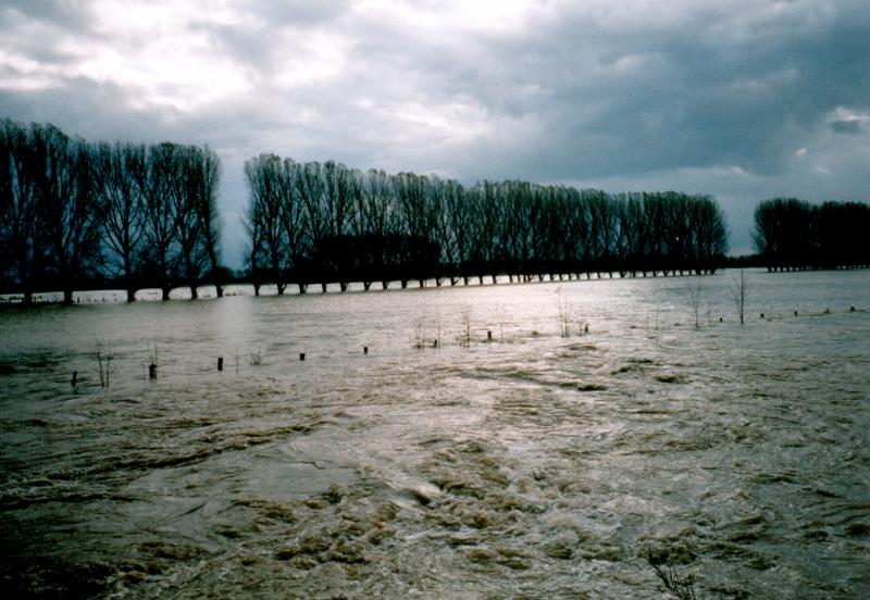 Hochwasserimpressionen Xanten / Niederrhein