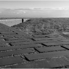 Hochwassermauer mit Aussicht