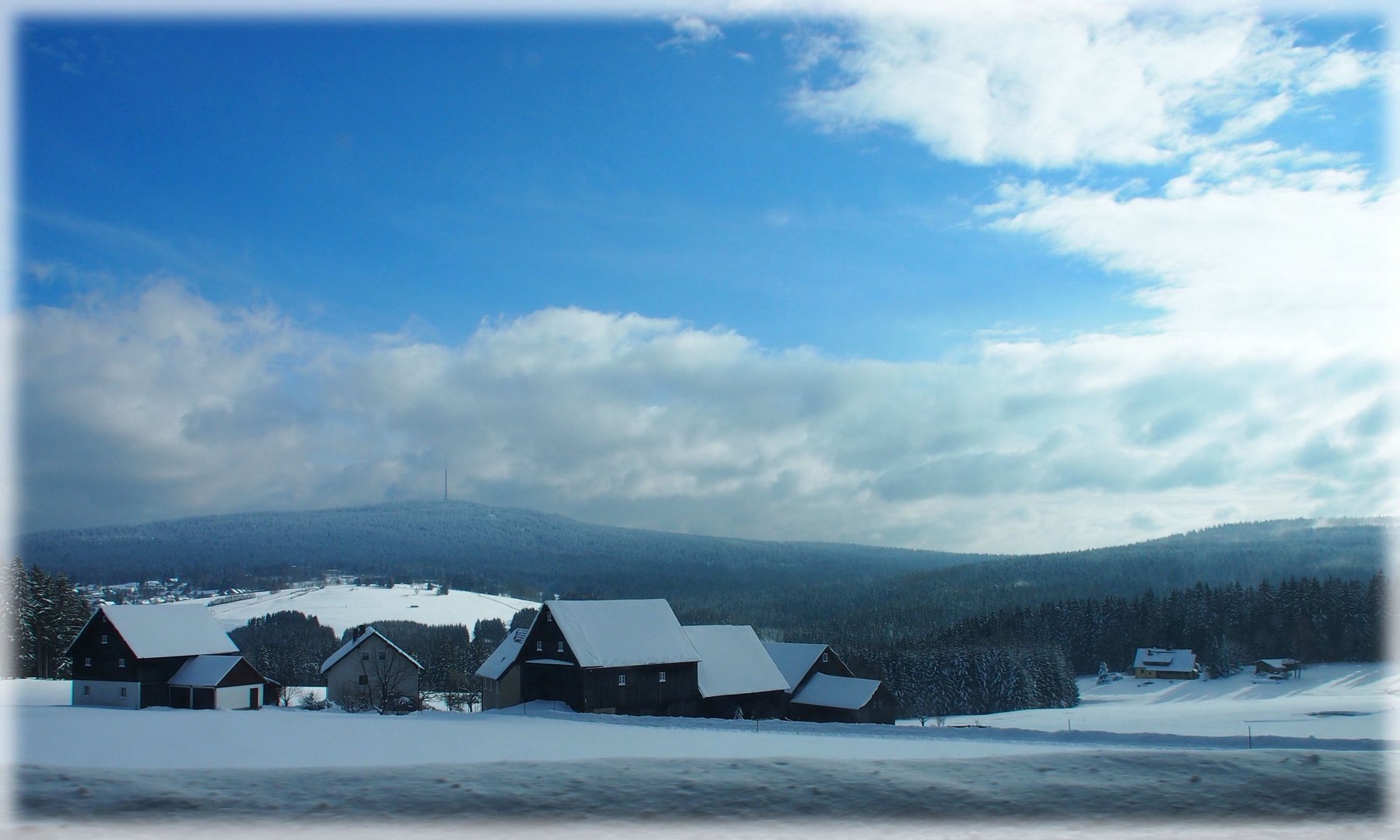 Hochwinter im Fichtelgebirge