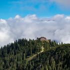 Hochwurzenhütte im Wolkenmeer