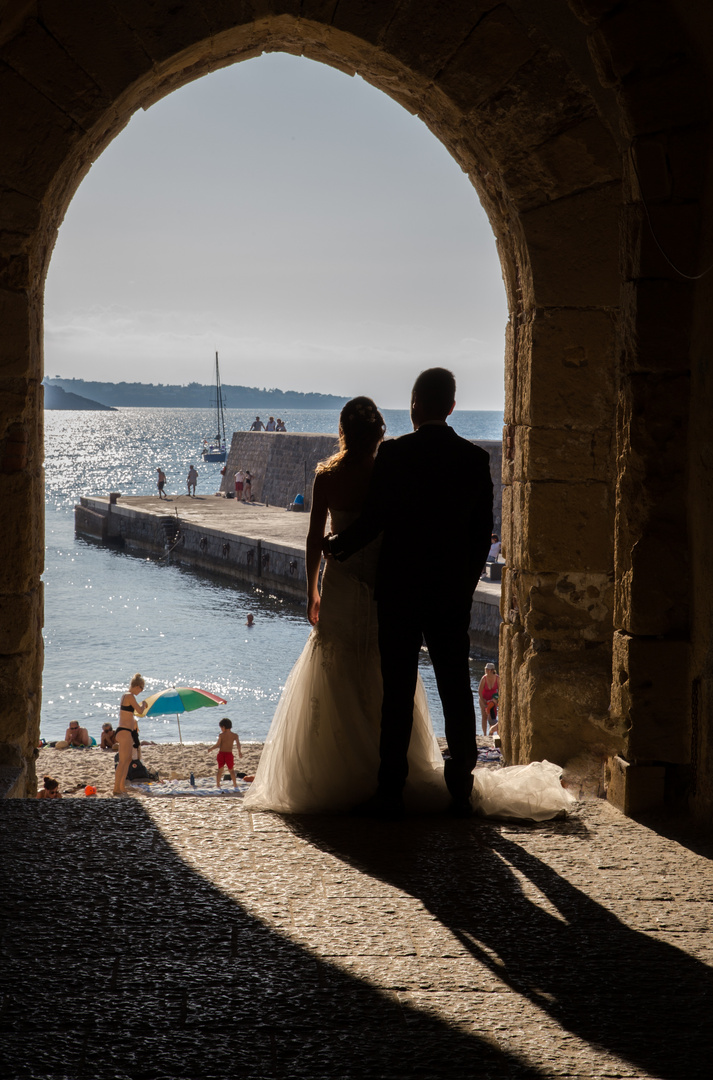 Hochzeit am Badestrand