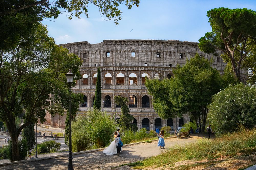 Hochzeit am Colosseum - Rom -