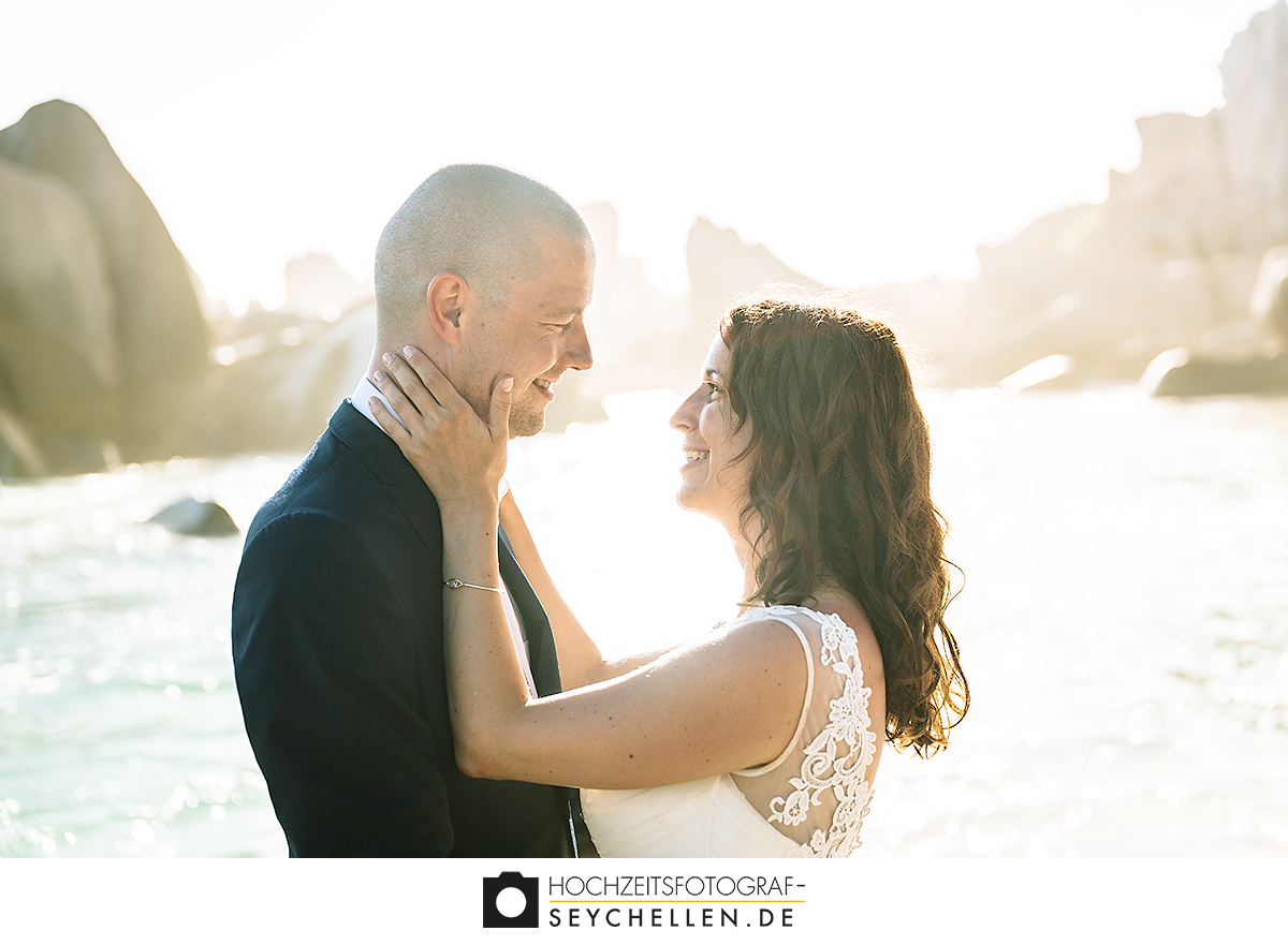 Hochzeit an der Anse Marron, La Digue