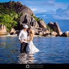 Hochzeit an der Anse Source d´Argent (La Digue, Seychellen)