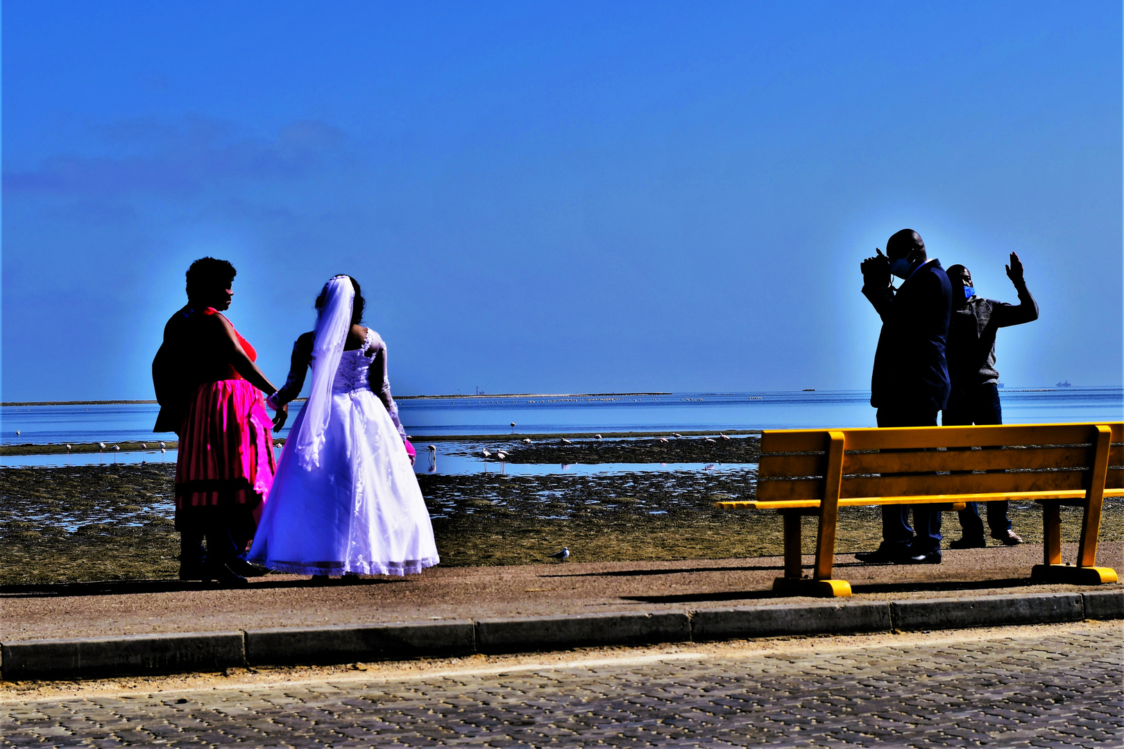 Hochzeit  an der Blauen Lagune