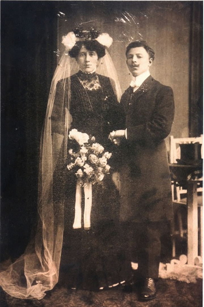 Hochzeit anno 1912 - das Brautkleid war damals schwarz