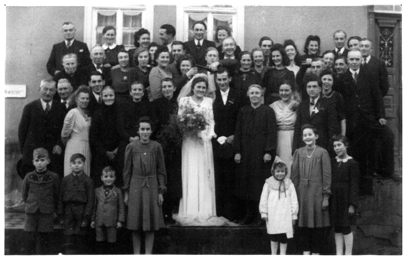 Hochzeit auf dem Land 1949
