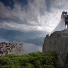 Hochzeit auf dem Preikestolen ;-)