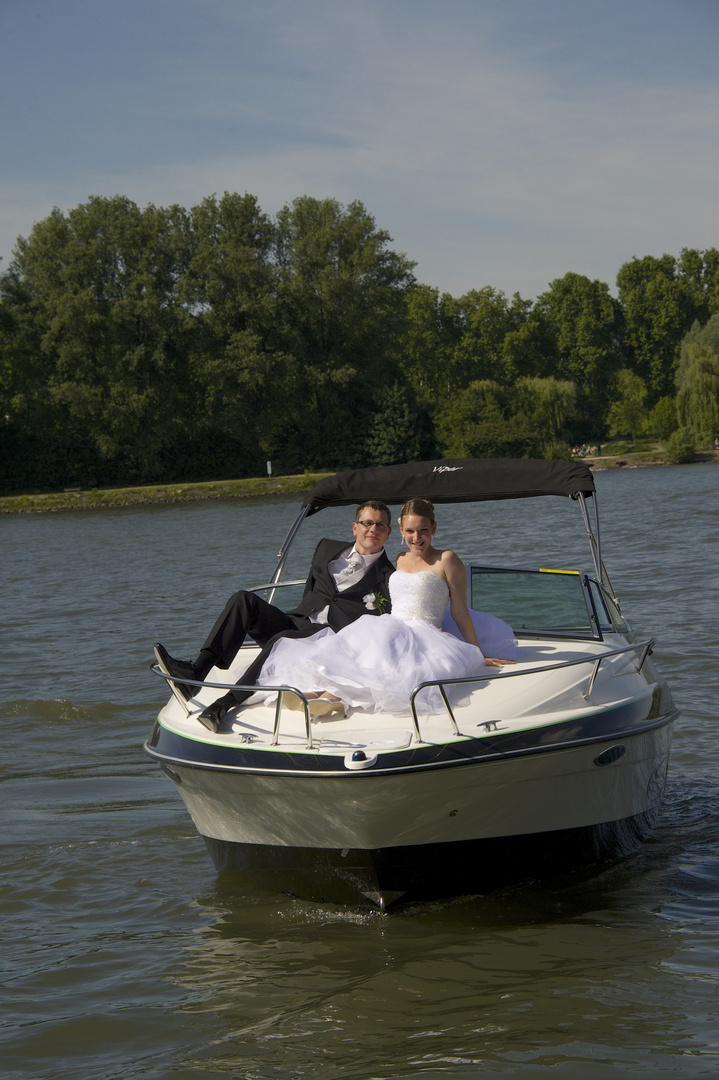 Hochzeit auf dem Rhein