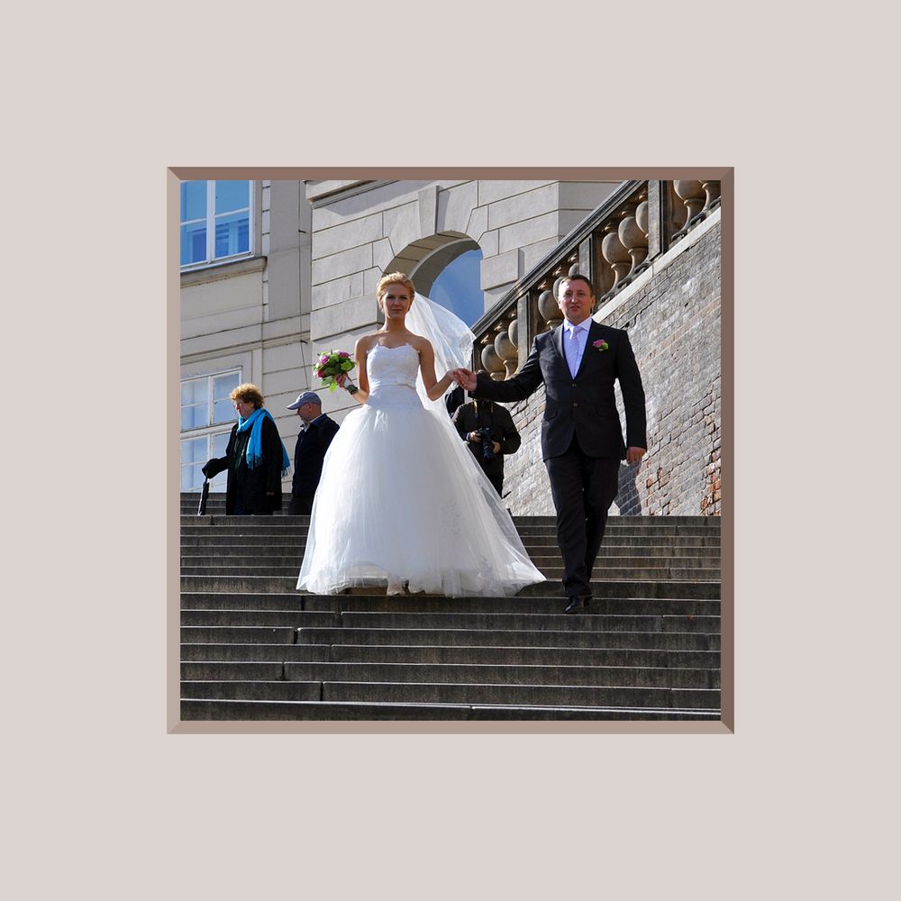 Hochzeit auf der Zámecké schody des Hradschin