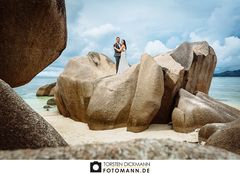 Hochzeit auf La Digue, Seychellen