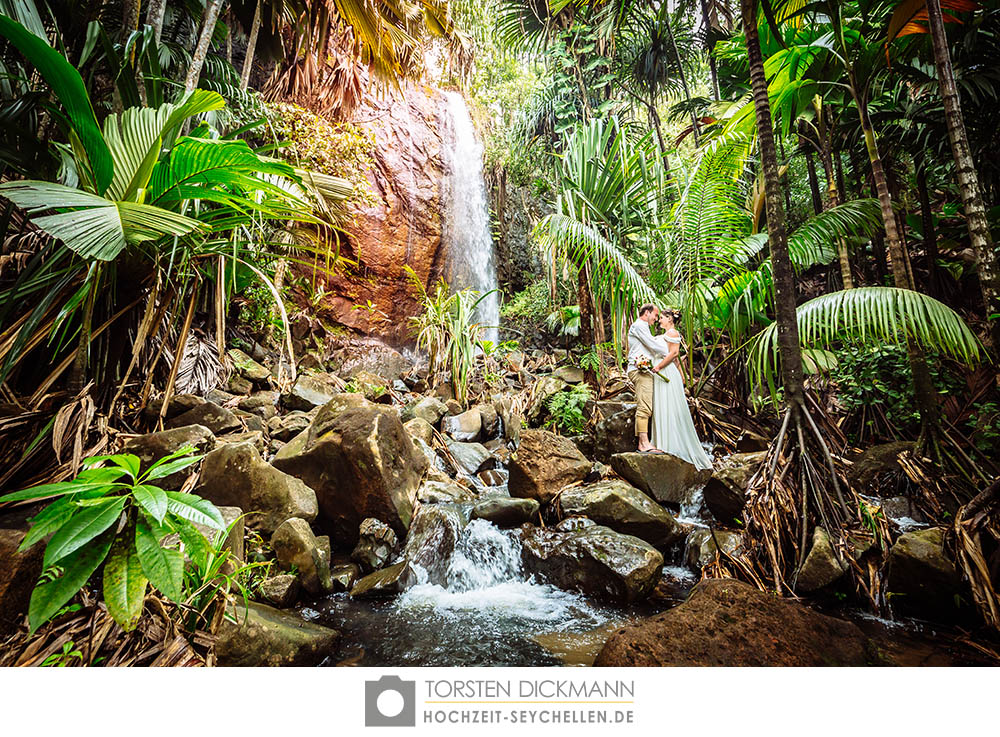 Hochzeit auf Praslin, Seychellen