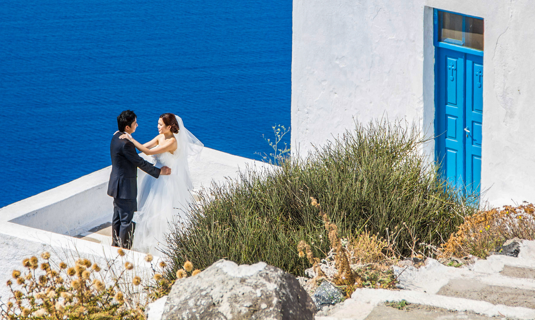 Hochzeit auf Santorin