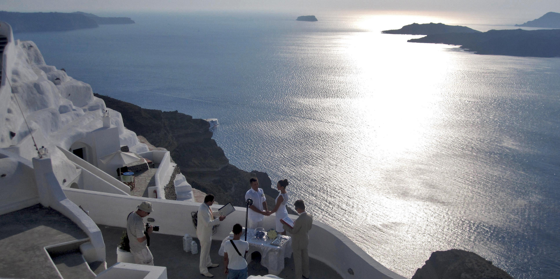 Hochzeit auf Santorin