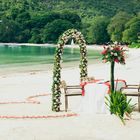 Hochzeit auf Seychellen.