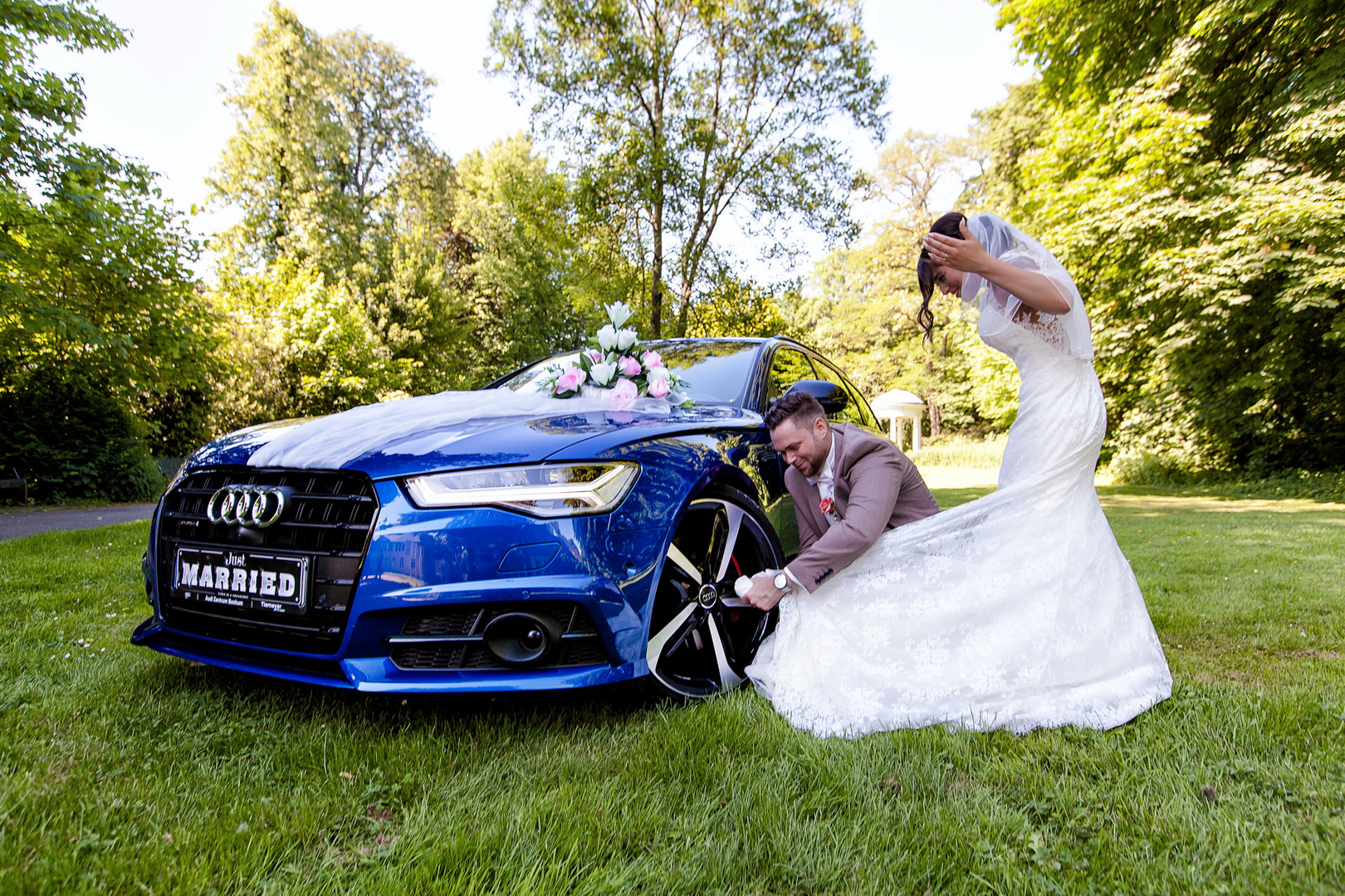 Hochzeit Auto 