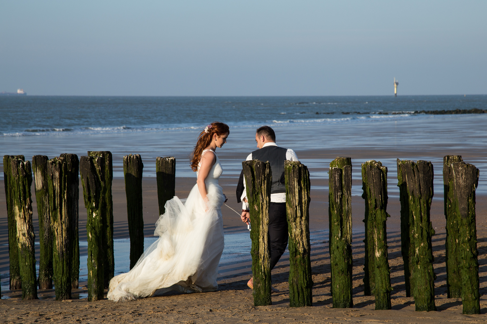 Hochzeit bei Ebbe