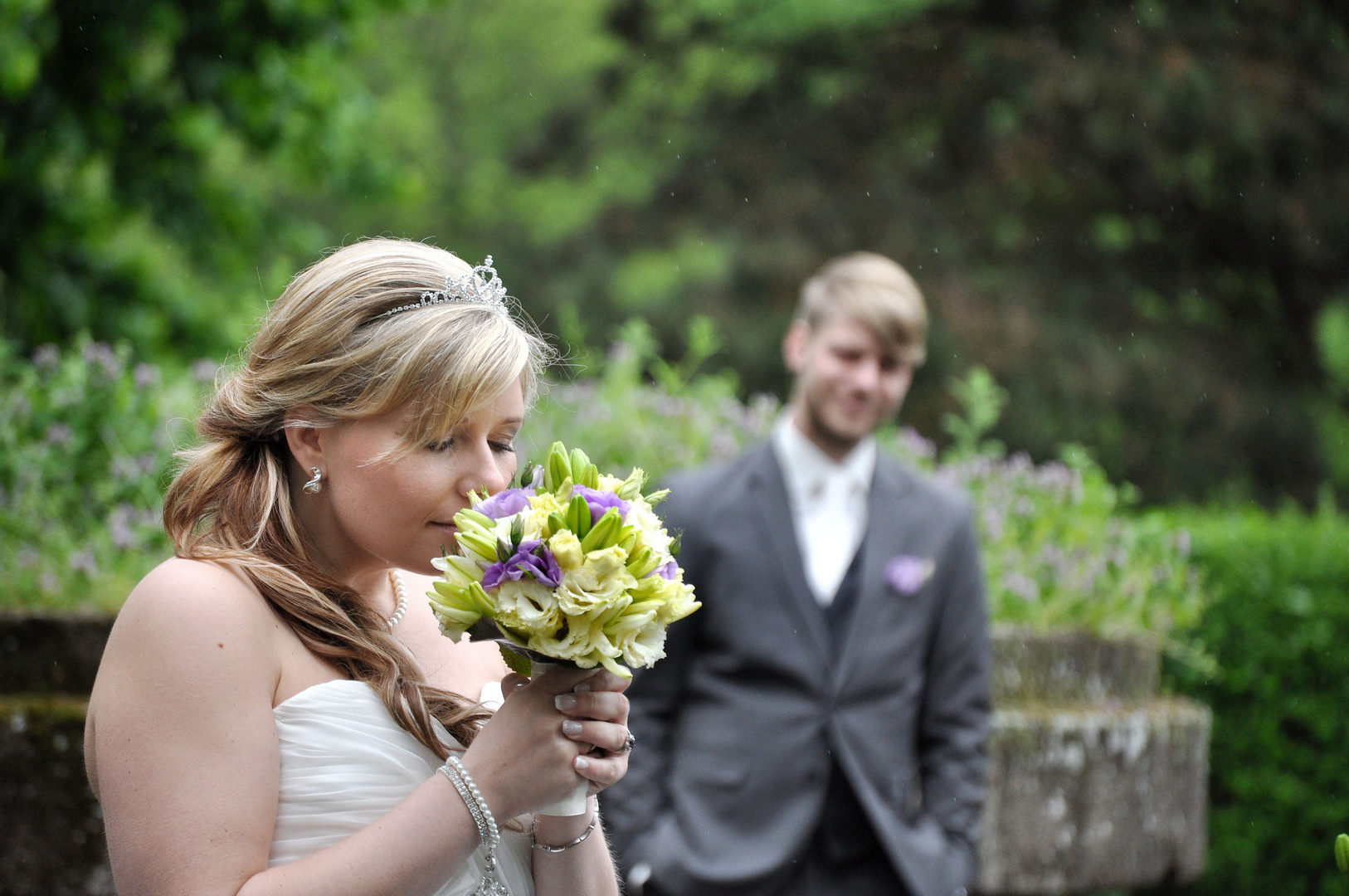 Hochzeit bei Regen