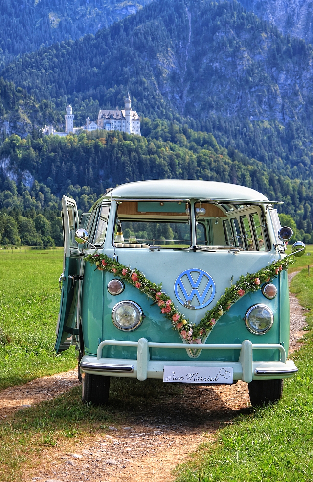 Hochzeit bei Schloß Neuschwanstein