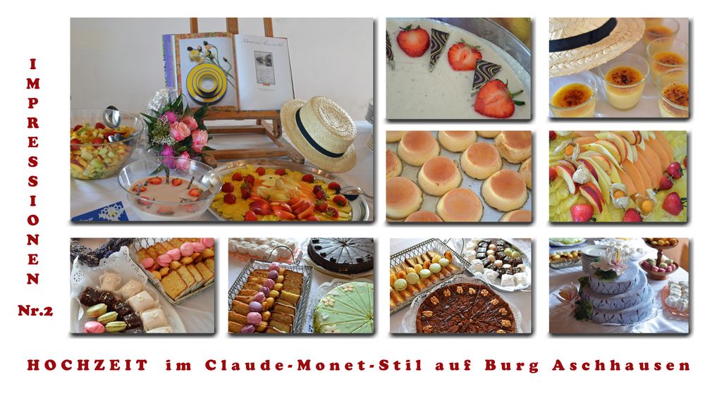 Hochzeit im Claude-Monet-Stil auf Burg Aschhausen Nr.2