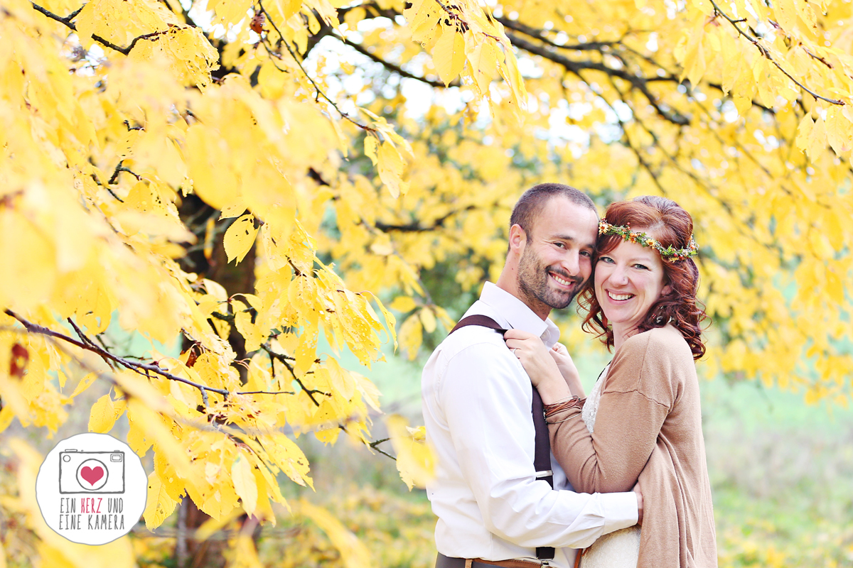 Hochzeit im Herbst